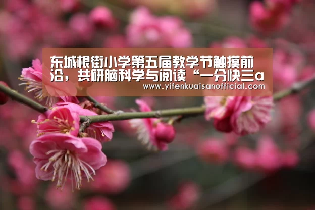 东城根街小学第五届教学节触摸前沿,共研脑科学与阅读“一分快三app下载”(图3) 一分快三网址